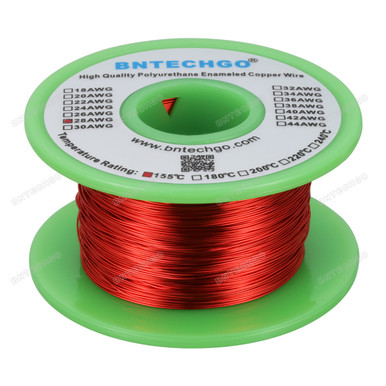 28 gauge enameled copper wire