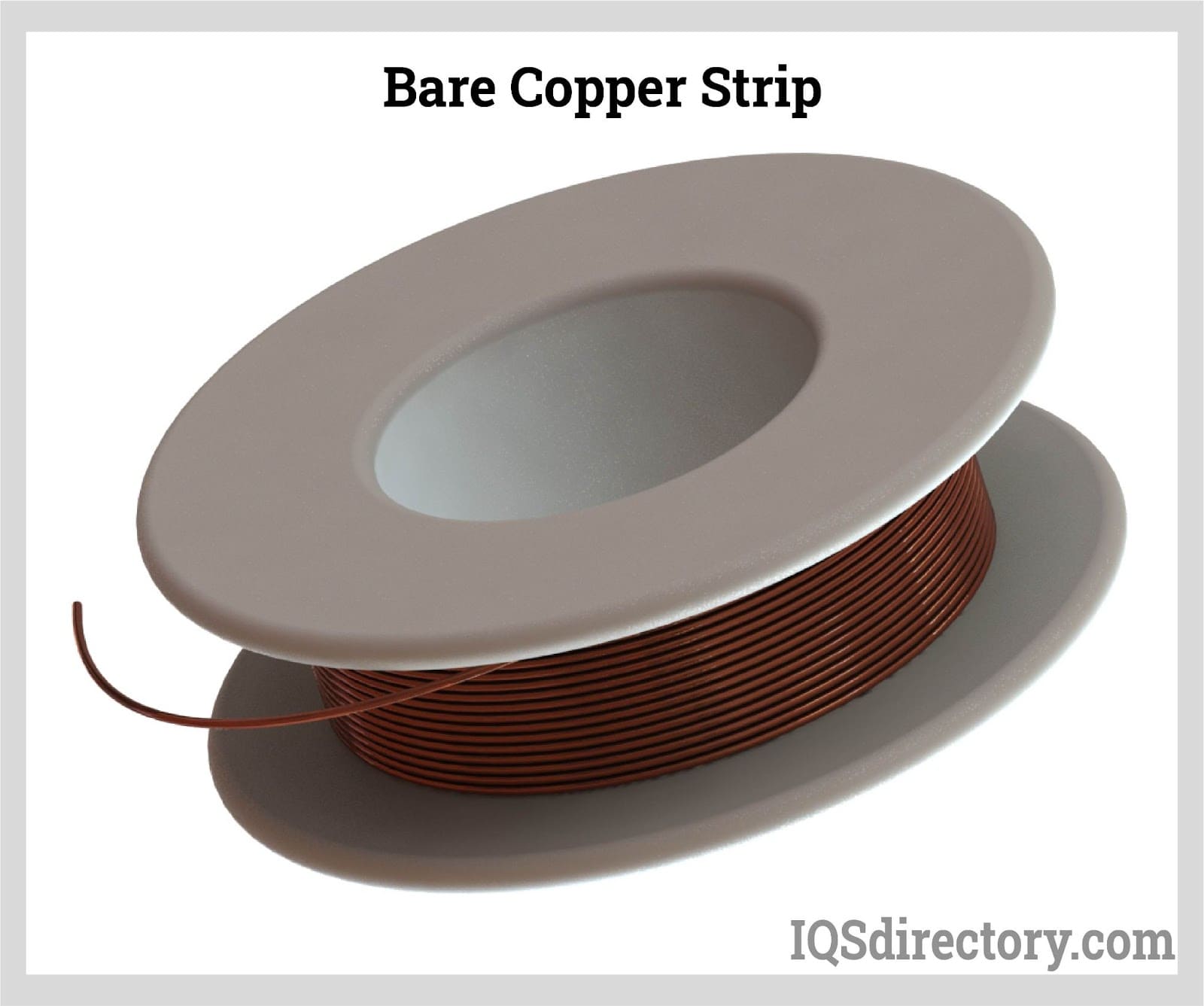 bare copper strips