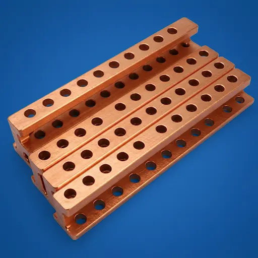 copper busbars industrial
