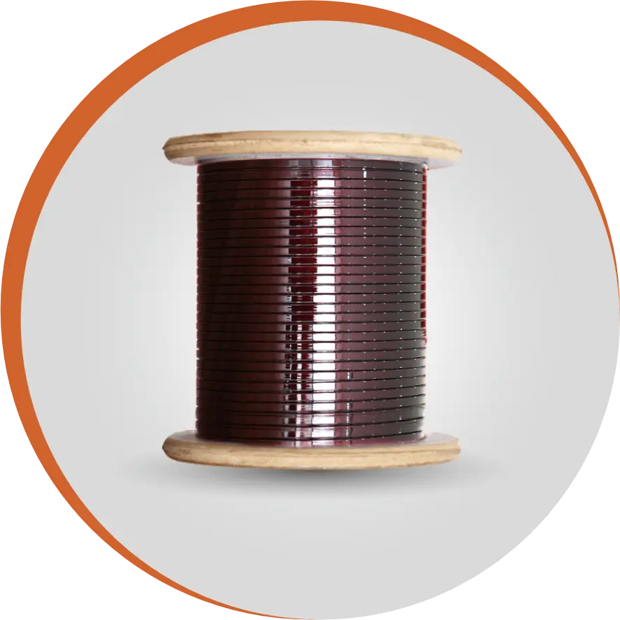 enamelled copper strip