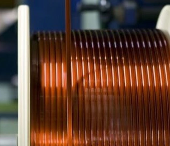 flattened copper wire industrial