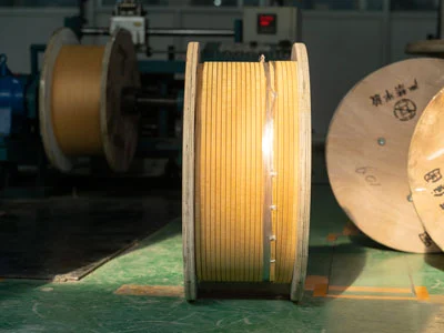 glass fiber covered copper wire