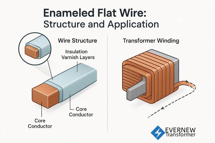 isolation transformer winding wire