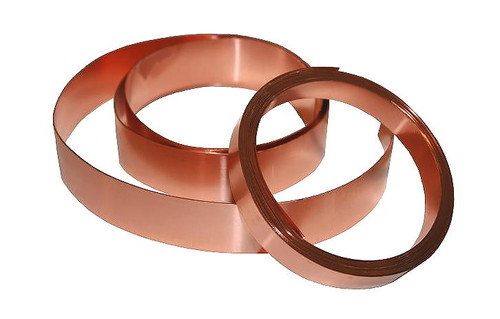 thin copper strips industrial