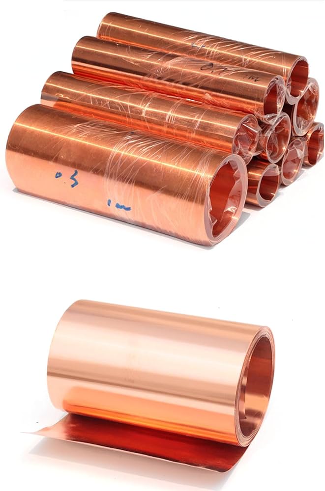 thin copper strips