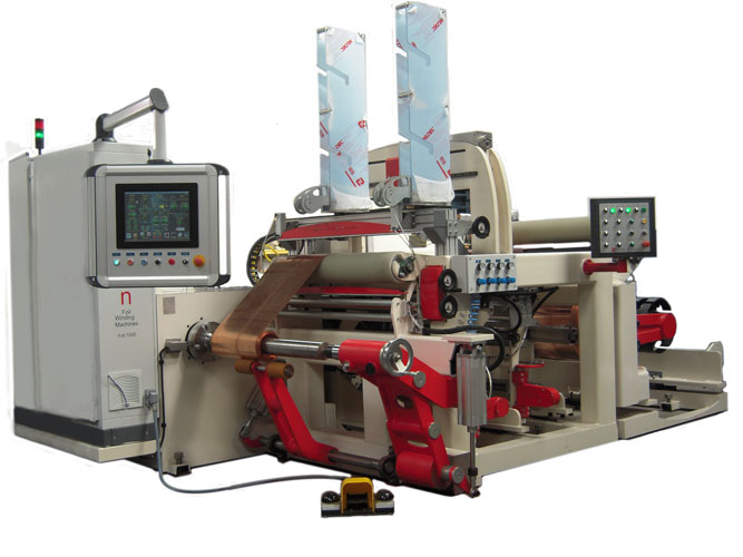 transformer foil winding machine