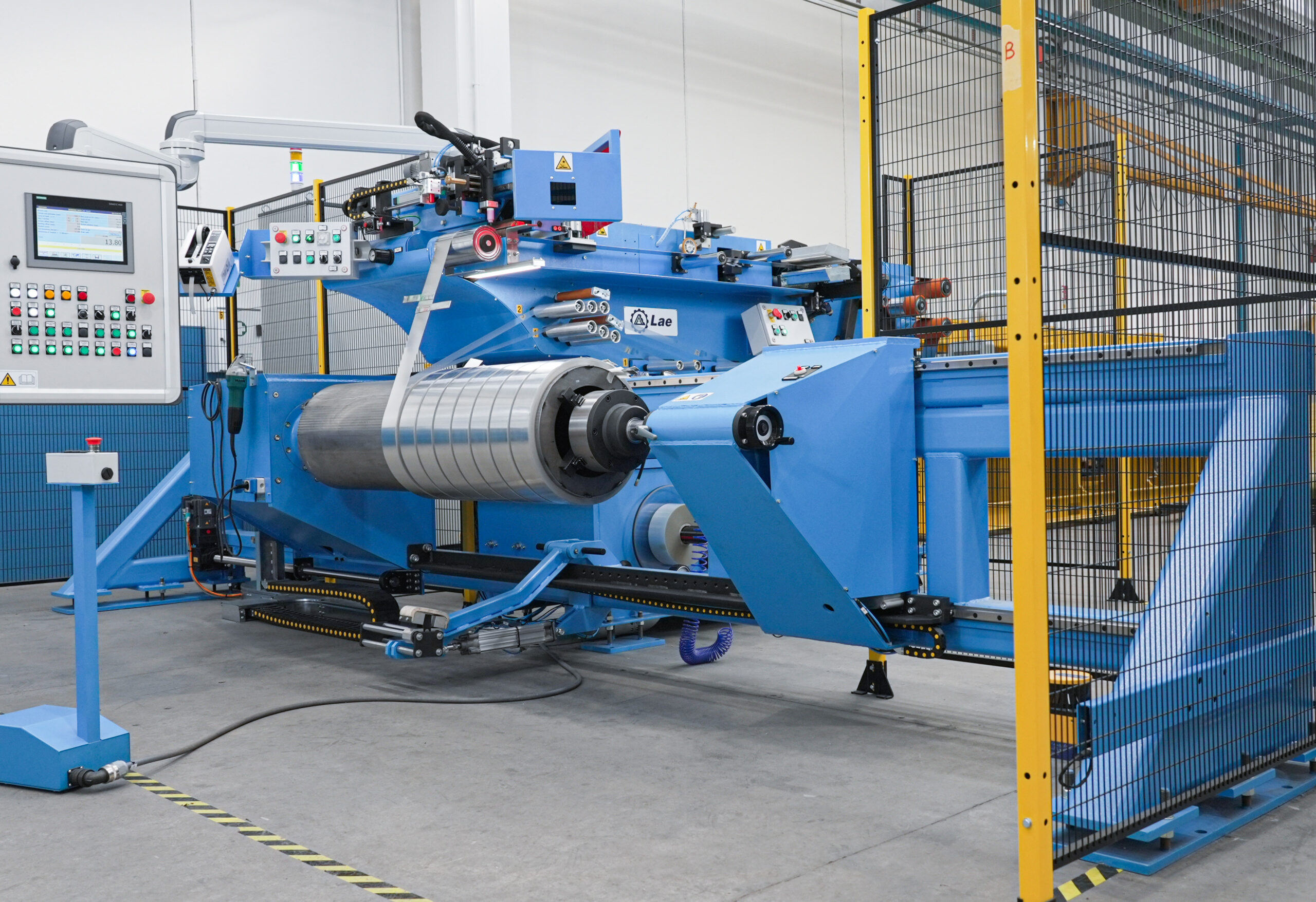 transformer foil winding machine