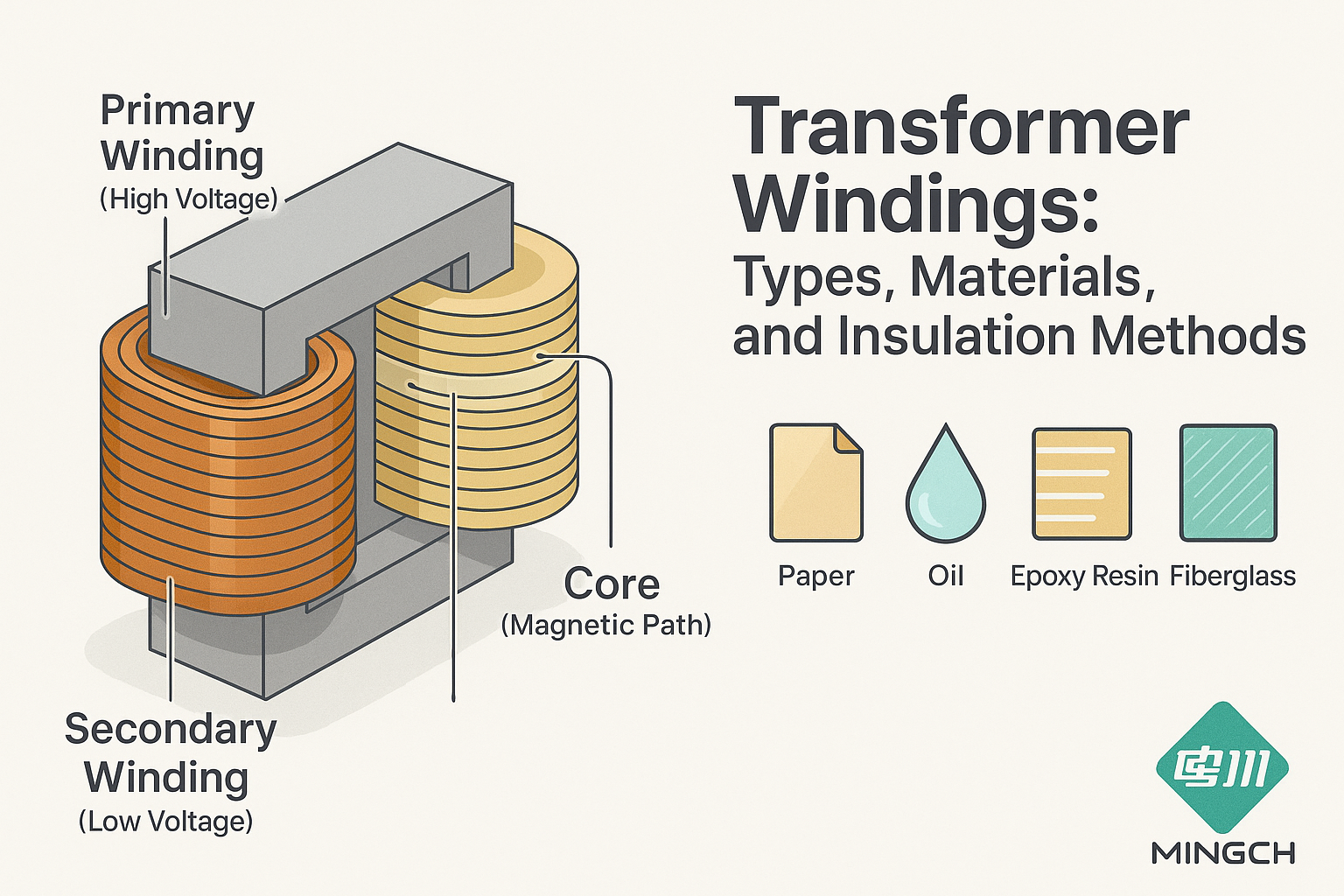 transformer secondary coil material